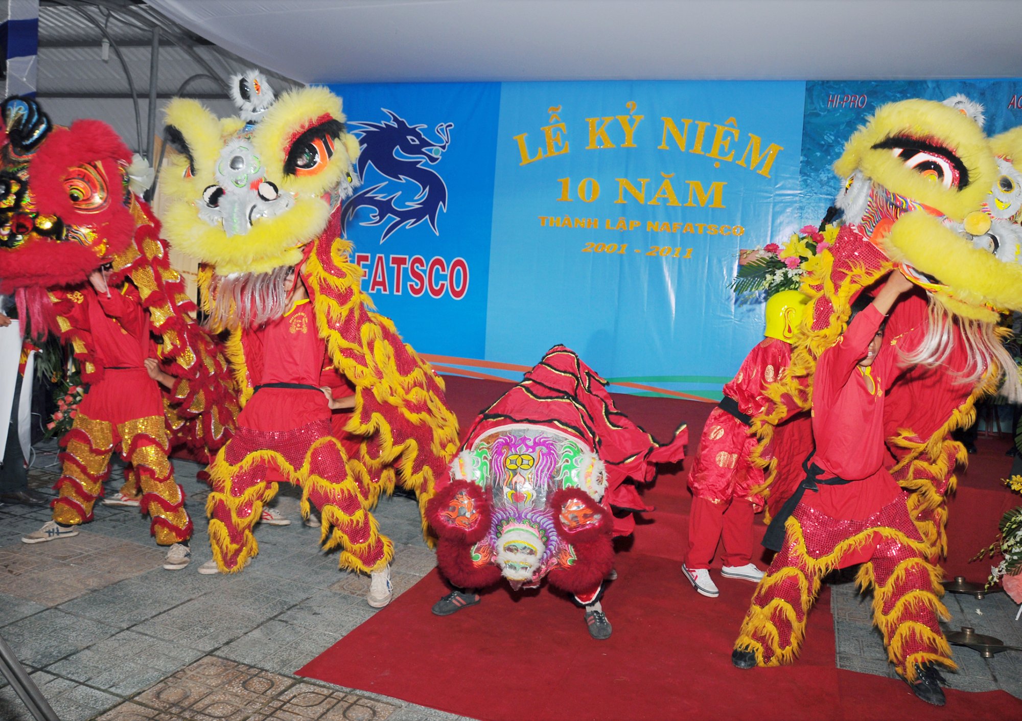 Biểu diễn Lân Sư Rồng